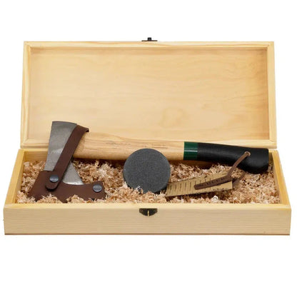 Adler Hatchet Gift Set - Rheinland Hatchet-Camping - Accessories - Knife & Axe Accessories-Adler-Green/Black-Appalachian Outfitters