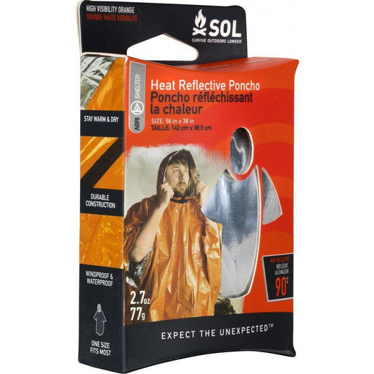 Adventure Medical Kits-Heat Reflective Poncho-Appalachian Outfitters