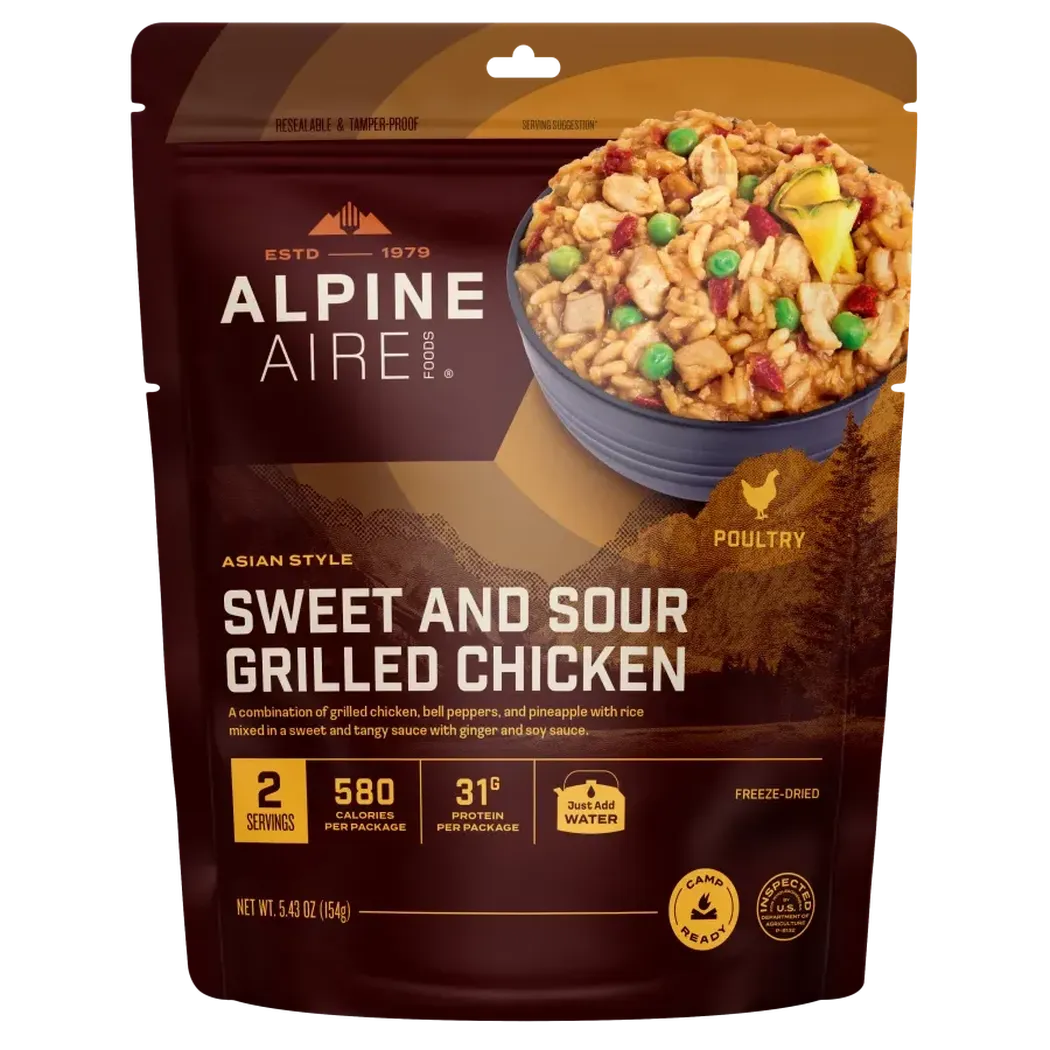 AlpineAire Sweet and Sour Grilled Chicken-Food - Backpacking-AlpineAire-Appalachian Outfitters