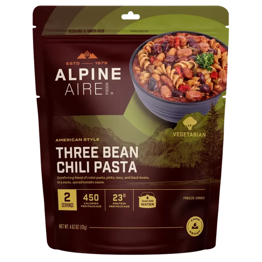 AlpineAire Three Bean Chili Pasta-Food - Backpacking-AlpineAire-Appalachian Outfitters