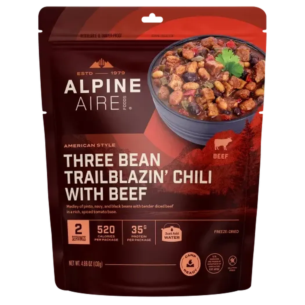 AlpineAire Three Bean Trailblazin' Chili with Beef-Food - Backpacking-AlpineAire-Appalachian Outfitters