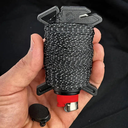 Atwood Rope Reflective Ready Rope - 100 Mirco Cord - 1.18MM X 125 FT-Climbing - Ropes-Atwood Rope-Reflective Black-Appalachian Outfitters