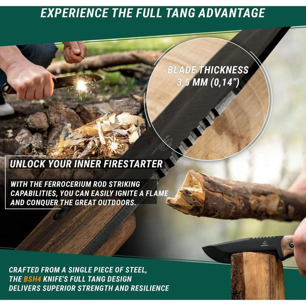 BSH4 Bushcraft Knife-Camping - Accessories - Knives-Beavercraft-Appalachian Outfitters