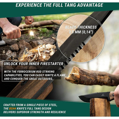 BSH4 Bushcraft Knife-Camping - Accessories - Knives-Beavercraft-Appalachian Outfitters