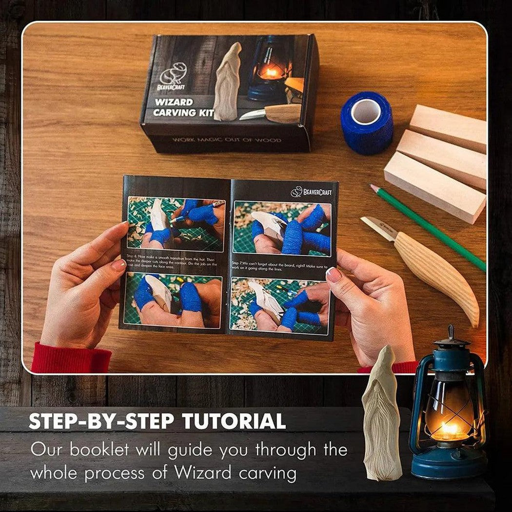 Wizard Carving Kit-Camping - Accessories - Knives-Beavercraft-Appalachian Outfitters