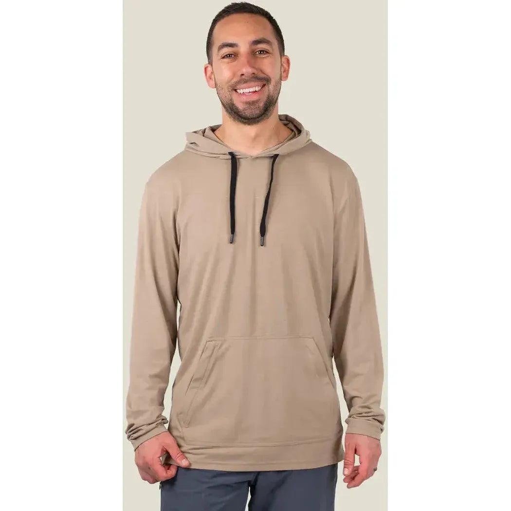 Belong Designs Men's Core Traverse Tek Hoodie-Men's - Clothing - Tops-Belong Designs-Dust-M-Appalachian Outfitters