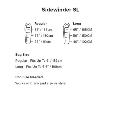 Big Agnes-Sidewinder SL 20-Appalachian Outfitters
