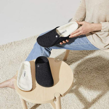 Birkenstock Zermatt Shearling Wool Felt-Women's - Footwear - Sandals-Birkenstock-Appalachian Outfitters