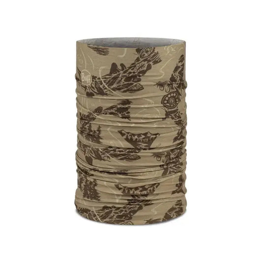 Buff CoolNet UV Angler - Lake River-Accessories - Bandanas-Buff-Khaki-Appalachian Outfitters