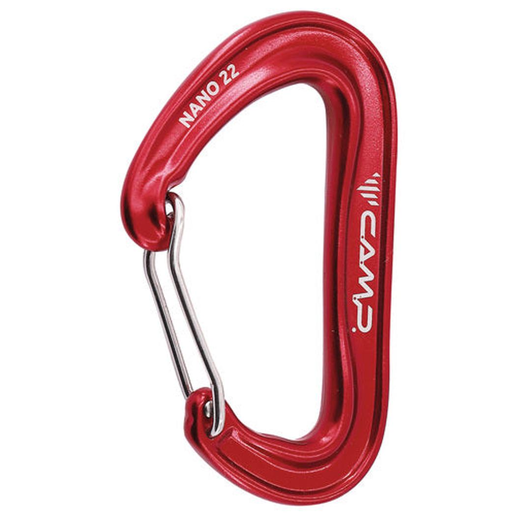 CAMP Nano 22-Climbing - Hardware - Carabiners-CAMP-Red-Appalachian Outfitters