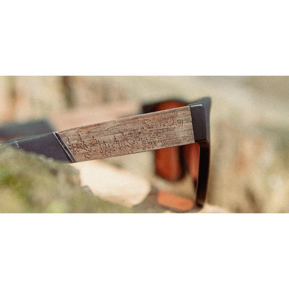 Camp Eyewear Cliff - Smokey Bear-Accessories - Sunglasses-Camp Eyewear-Matte Black-Amber Polarized-Appalachian Outfitters