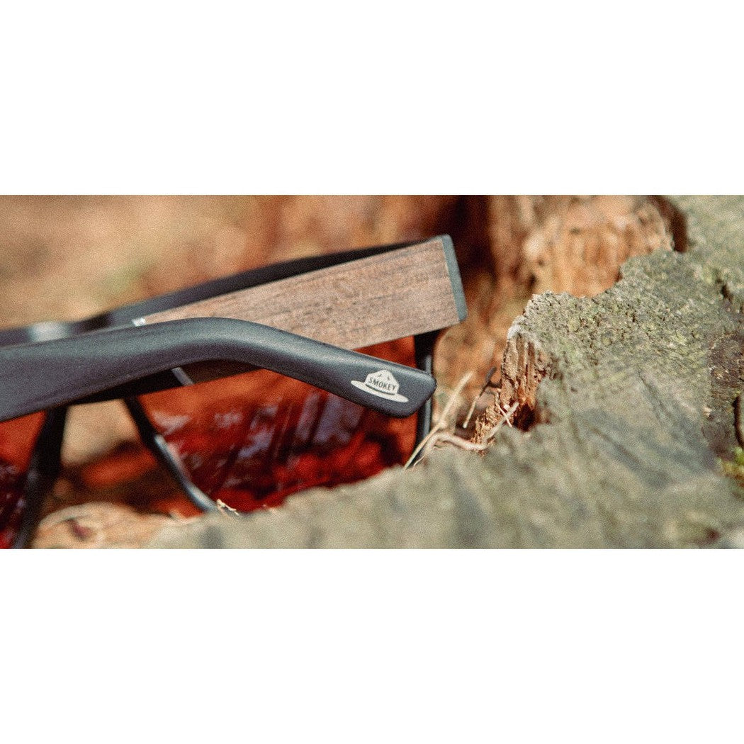 Camp Eyewear Cliff - Smokey Bear-Accessories - Sunglasses-Camp Eyewear-Matte Black-Amber Polarized-Appalachian Outfitters