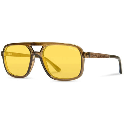 Camp Eyewear Glacier - Smokey Bear-Accessories - Sunglasses-Camp Eyewear-Matte Black-Amber Polarized-Appalachian Outfitters