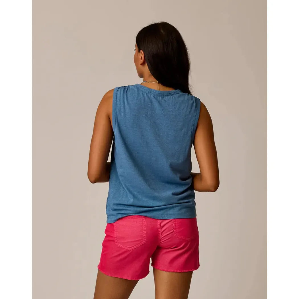 Carve Designs Women's Larisa Hemp Tank-Women's - Clothing - Tops-Carve Designs-Captain-XS-Appalachian Outfitters