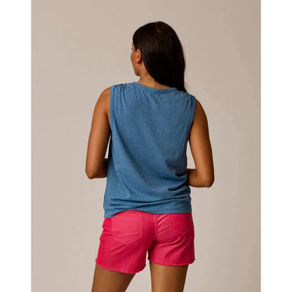 Carve Designs Women's Larisa Hemp Tank-Women's - Clothing - Tops-Carve Designs-Captain-XS-Appalachian Outfitters