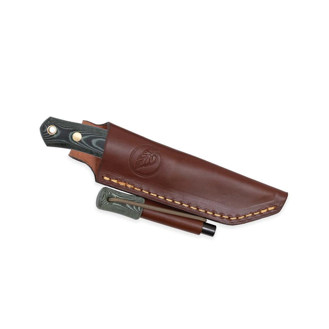 Casstrom No 8 Swedish Forest Knife Green Micarta with Firesteel-Camping - Accessories - Knives-Casstrom-Appalachian Outfitters