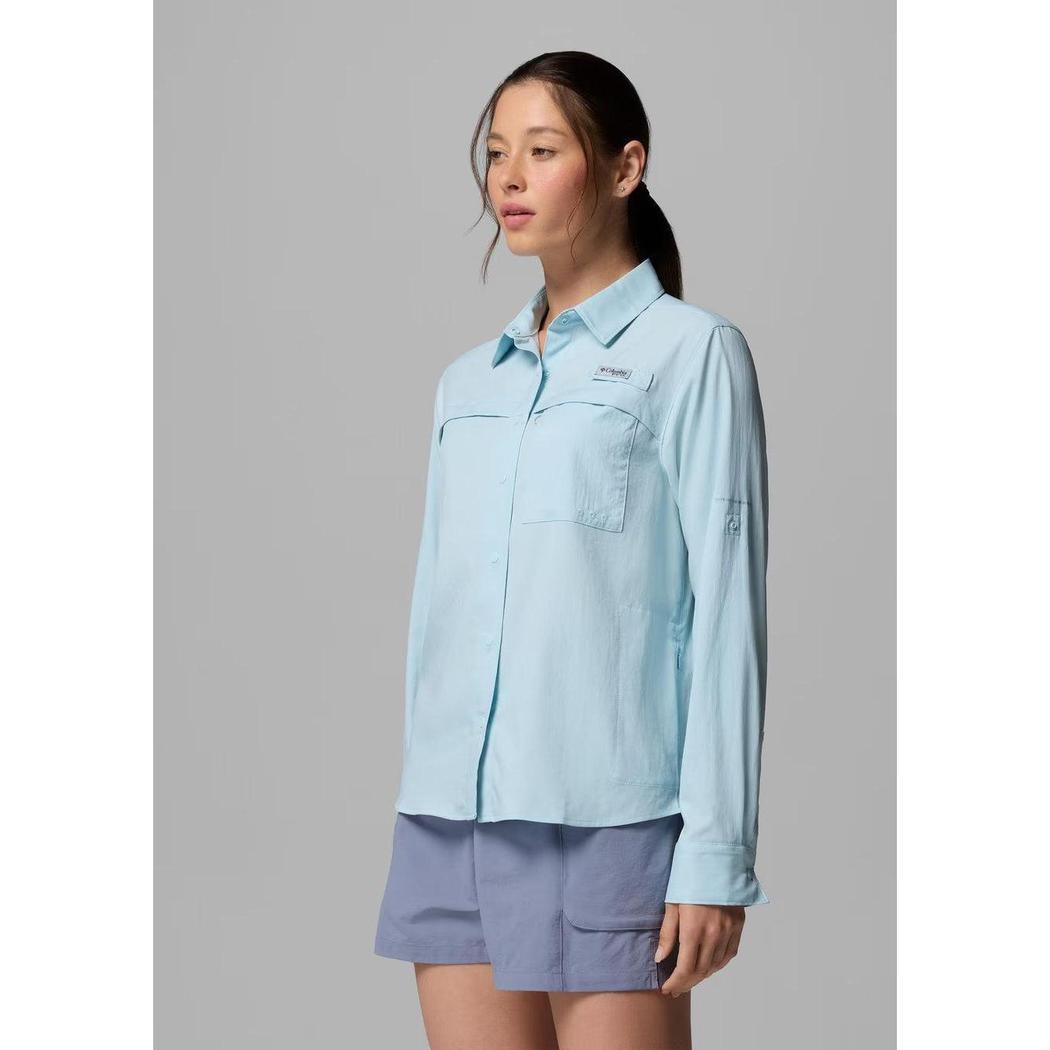 Columbia Sportswear Women's PFG Castback Woven Long Sleeve-Women's - Clothing - Tops-Columbia Sportswear-Appalachian Outfitters