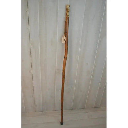 Creation Carvings Walking Stick with Bear Carving-Camping - Trekking Poles - Walking Sticks-Creation Carvings-Appalachian Outfitters
