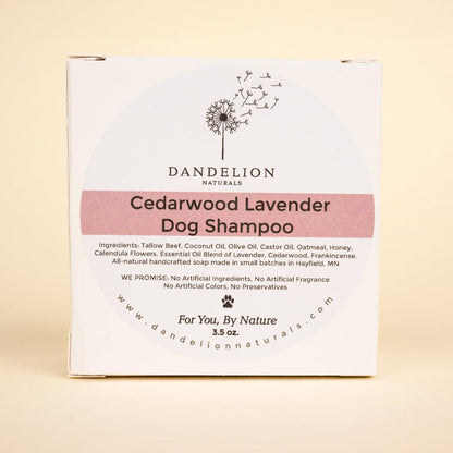 Dandelion Naturals Dog Shampoo Bar-Pets - Grooming-Dandelion Naturals-Appalachian Outfitters