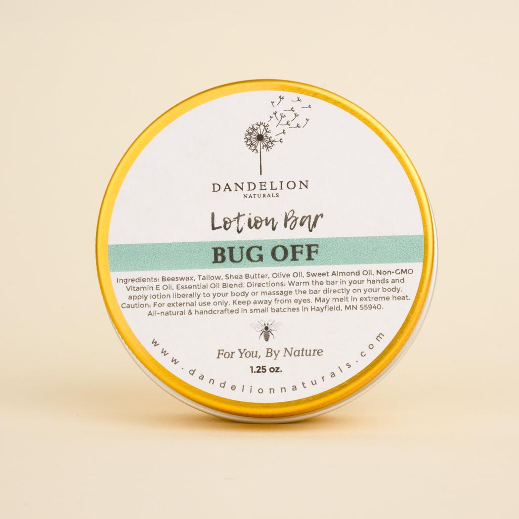 Dandelion Naturals Lotion Tallow Bar - Natural Bug Repellant-Camping - First Aid - Skin Care-Dandelion Naturals-Appalachian Outfitters