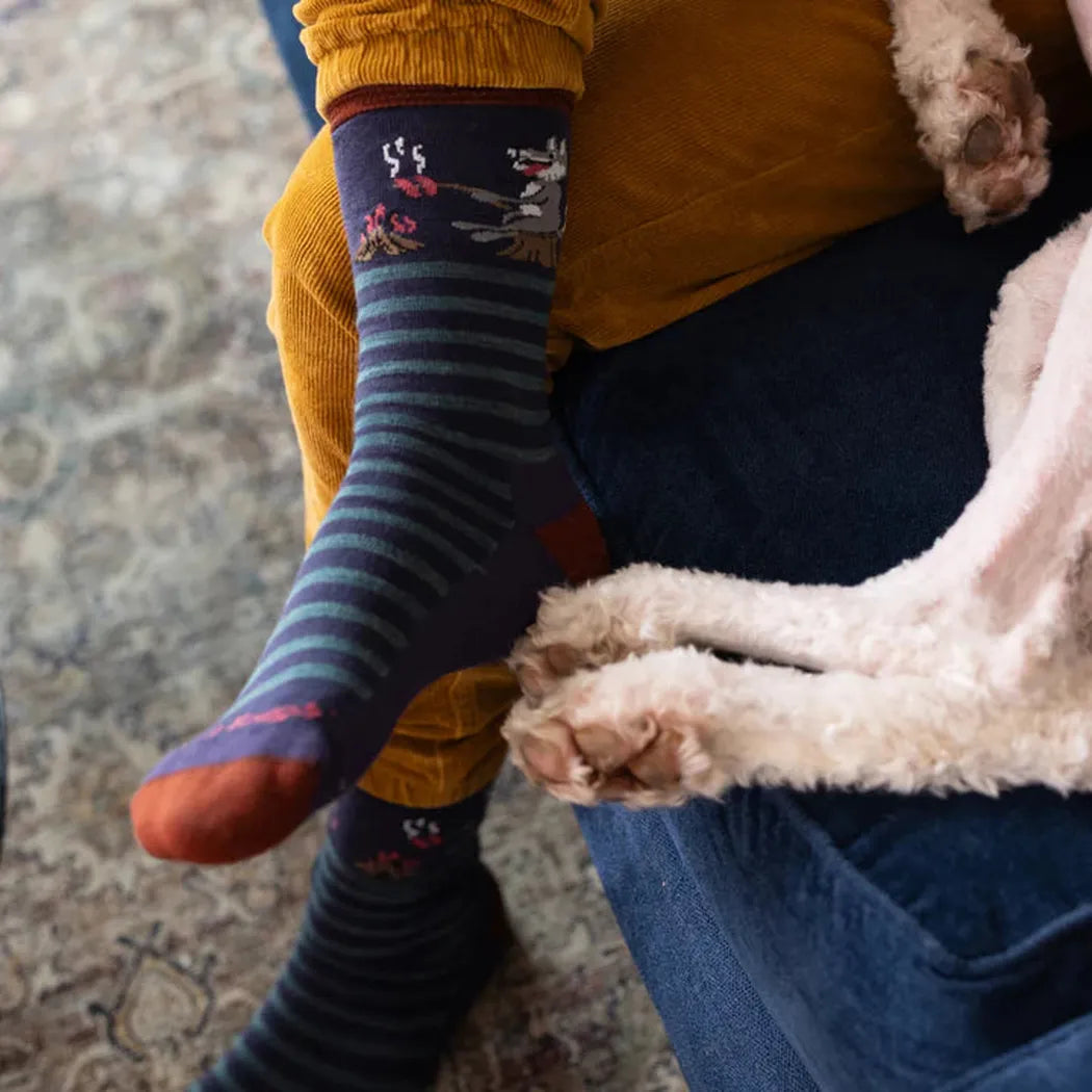 Darn Tough Men's Wild Life Crew Lightweight with Cushion-Accessories - Socks - Men's-Darn Tough-Appalachian Outfitters