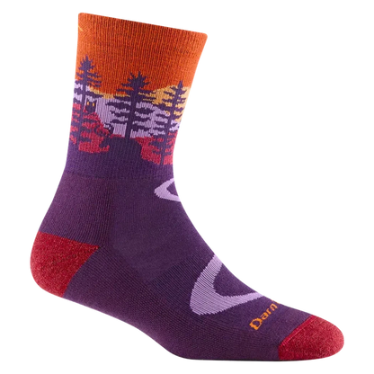 Darn Tough Northwoods Micro Crew Midweight with Cushion-Accessories - Socks - Women's-Darn Tough-Nightshade-M-Appalachian Outfitters