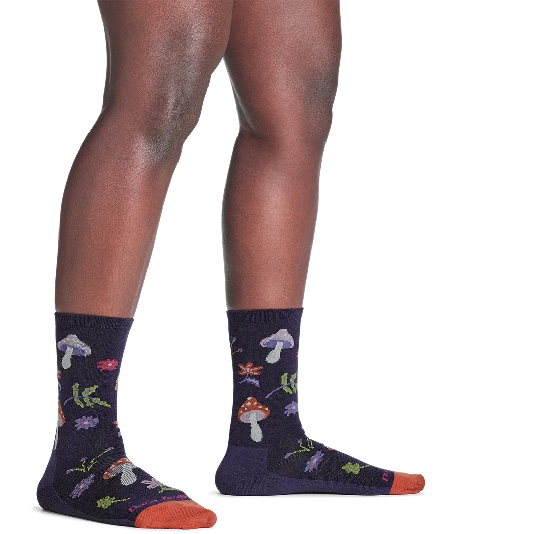 Darn Tough Women's Shroom Bloom Crew Lightweight Lifestyle Socks-Accessories - Socks - Women's-Darn Tough-Appalachian Outfitters