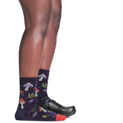 Darn Tough Women's Shroom Bloom Crew Lightweight Lifestyle Socks-Accessories - Socks - Women's-Darn Tough-Appalachian Outfitters