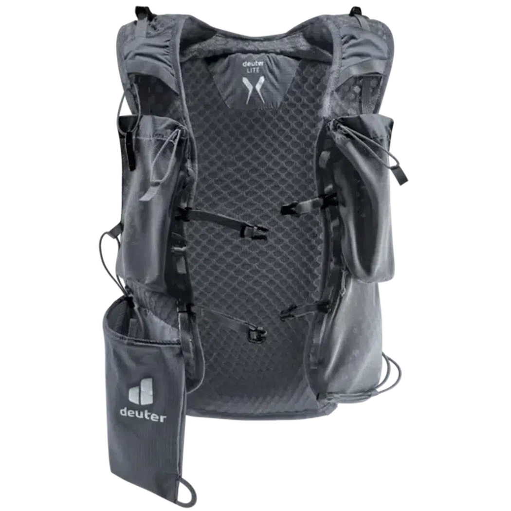 Deuter Ascender 13 w/ (2) 500 ml Flask-Camping - Backpacks - Daypacks-Deuter-Black-Appalachian Outfitters