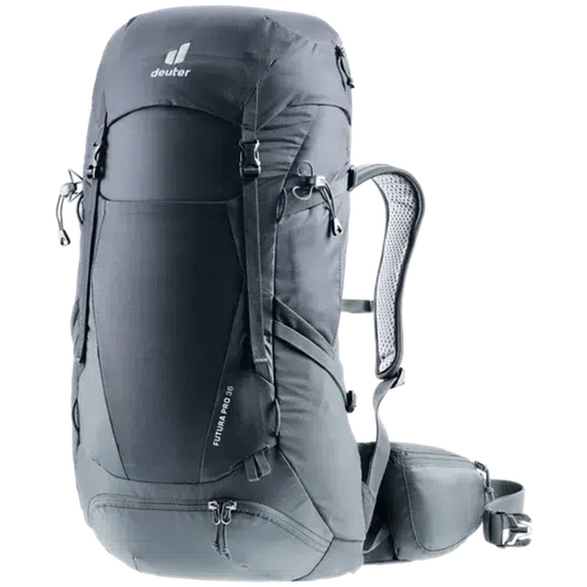 Futura Pro 36-Camping - Backpacks - Daypacks-Deuter-Black Graphite-Appalachian Outfitters