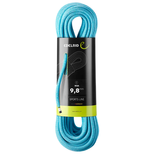 Edelrid Boa 9.8mm 60m-Climbing - Ropes - Dynamic-Edelrid-Blue-Appalachian Outfitters