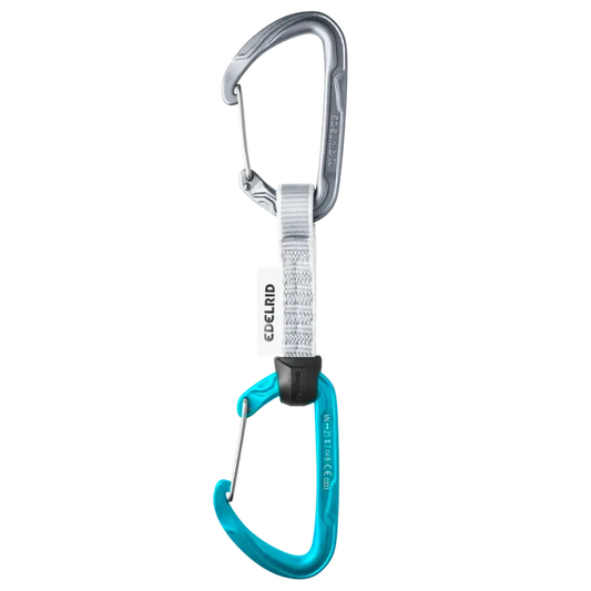 Edelrid Pure Wire Set 10cm-Climbing - Hardware - Quickdraws-Edelrid-Slate/Icemint-Appalachian Outfitters