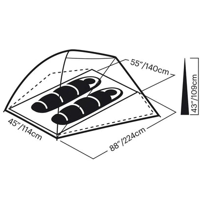 Johnson Outdoors Eureka! Midori 2-Camping - Tents & Shelters - Tents-Johnson Outdoors-Appalachian Outfitters