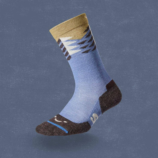 FITS Light Hiker Crew - Stand Fir-Accessories - Socks - Unisex-FITS-Steel Blue-XL-Appalachian Outfitters