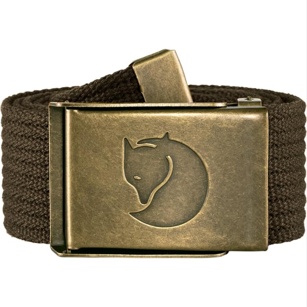 Fjallraven Canvas Brass Belt 4 cm-Accessories - Belts - Unisex-Fjallraven-Appalachian Outfitters