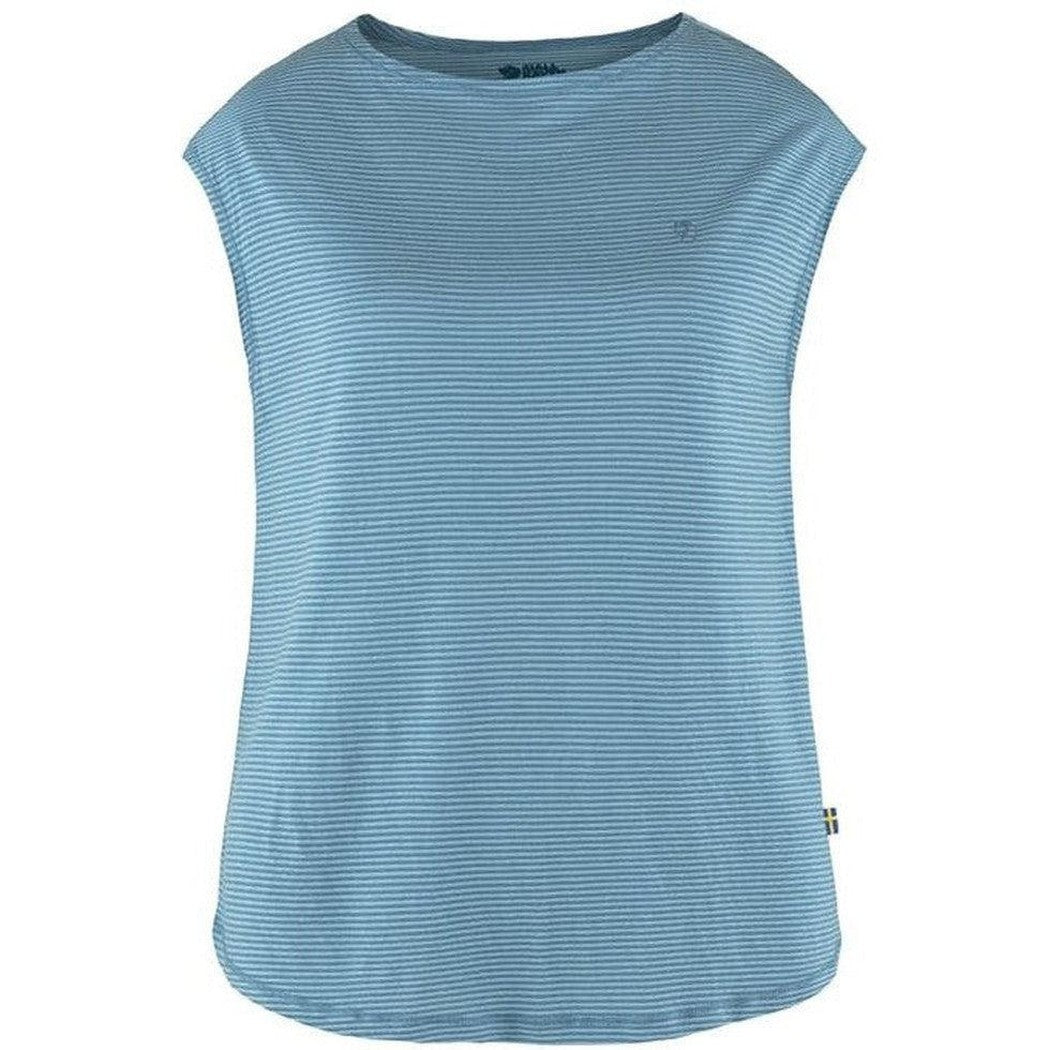 Women's High Coast Cool T-Shirt-Women's - Clothing - Tops-Fjallraven-Dawn Blue-S-Appalachian Outfitters