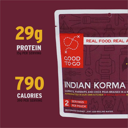 Indian Vegetable Korma - Double Serving-Food - Backpacking-Good To-Go-Appalachian Outfitters
