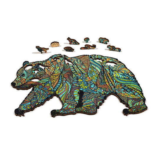 GSI Outdoors Wood Puzzle-Accessories - Games-GSI Outdoors-Bear-Appalachian Outfitters