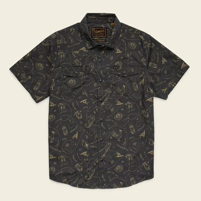 Howler Brothers Men's H Bar B Snapshirt-Men's - Clothing - Tops-Howler Brothers-Sea Rodeo: Antique Black-M-Appalachian Outfitters