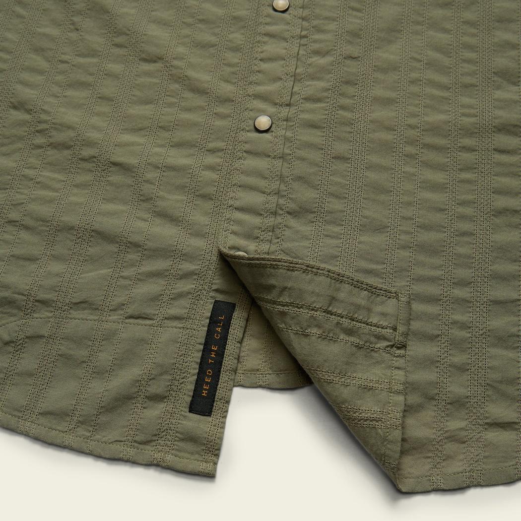 Howler Brothers Men's H Bar B Snapshirt - Eyelet Stripe-Men's - Clothing - Tops-Howler Brothers-Appalachian Outfitters