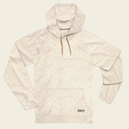 Howler Brothers Men's Loggerhead Hoodie-Men's - Clothing - Tops-Howler Brothers-Pond Patterns : Bone-M-Appalachian Outfitters