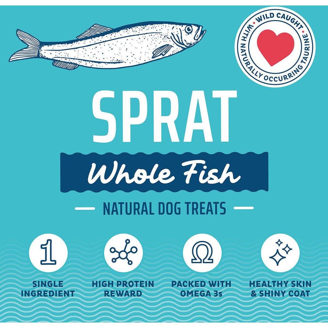 Icelandic+ Sprat Whole Fish Dog Treats-Pets - Treats-Icelandic+-Appalachian Outfitters