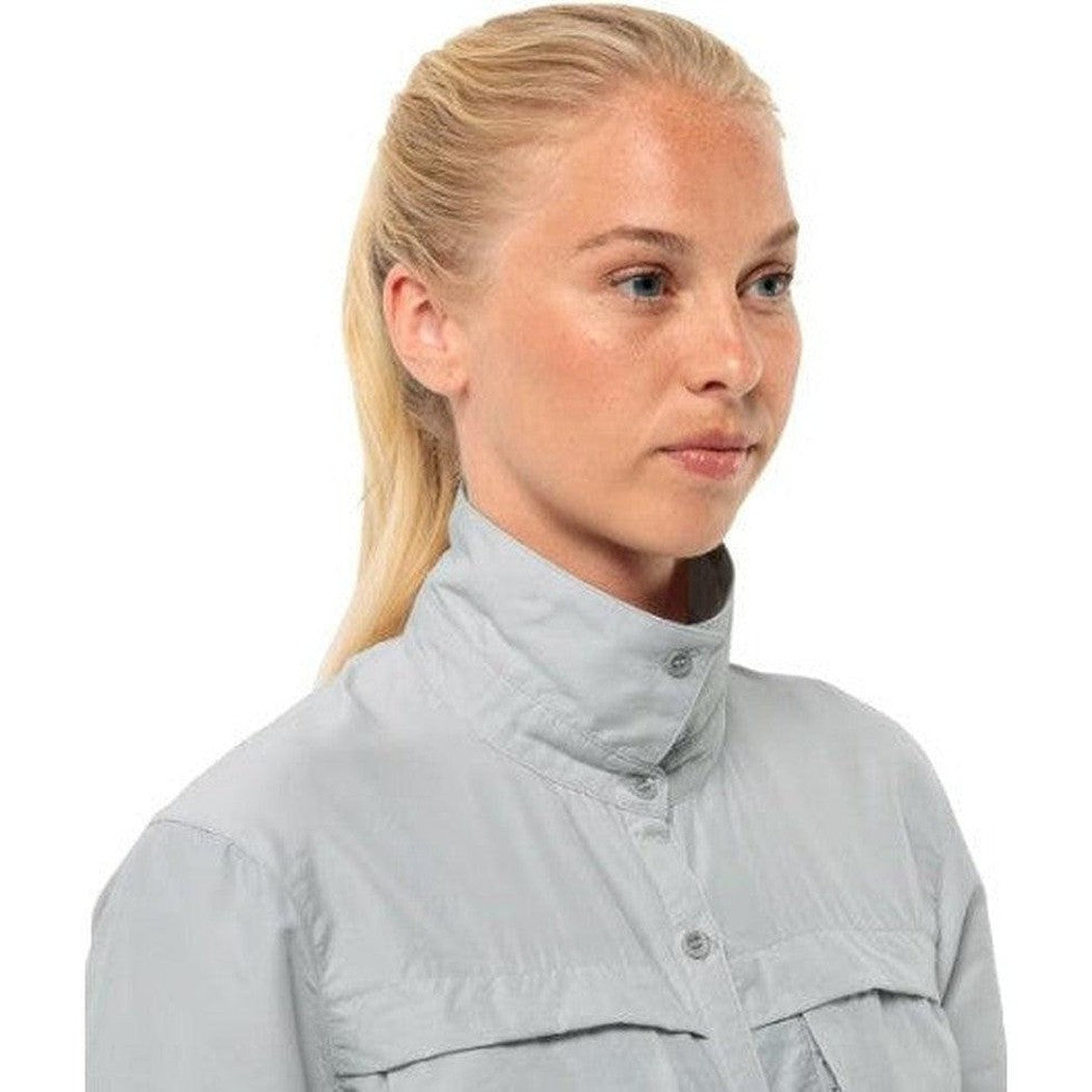 Jack Wolfskin Women's Barrier Long Sleeve Shirt-Women's - Clothing - Tops-Jack Wolfskin-Appalachian Outfitters