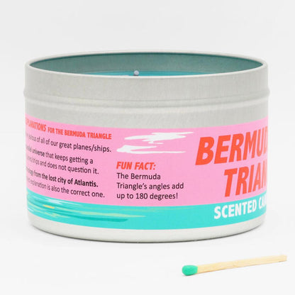 JD and Kate Industries Bermuda Triangle Scented Candle-Accessories - Novelty - Decor-JD and Kate Industries-Appalachian Outfitters