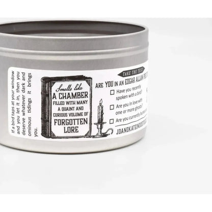 JD and Kate Industries Edgar Allan Poe Scented Candle-Accessories - Novelty - Decor-JD and Kate Industries-Appalachian Outfitters