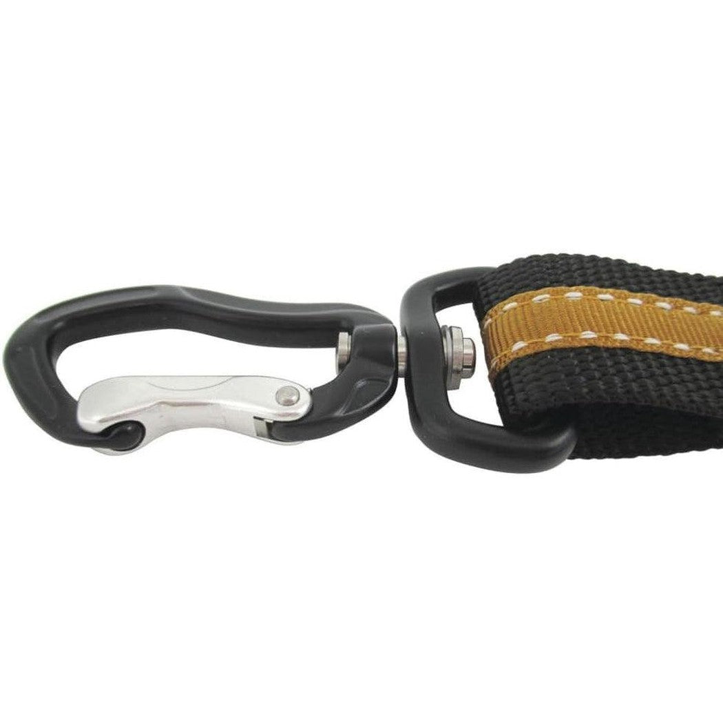 Kurgo Direct to Seatbelt Swivel Tether Orange Outdoor Dogs