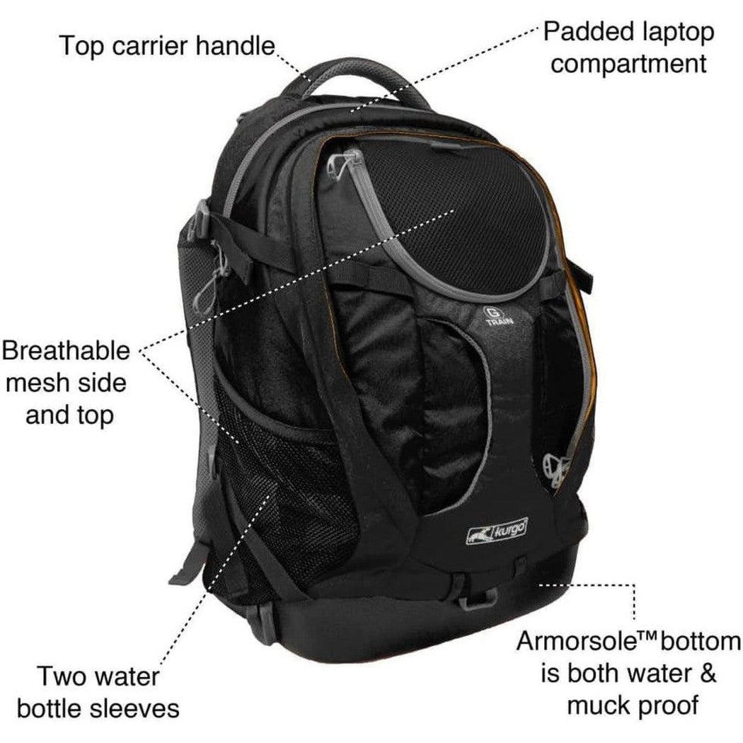 Kurgo G-train K9 Pack Black Outdoor Dogs