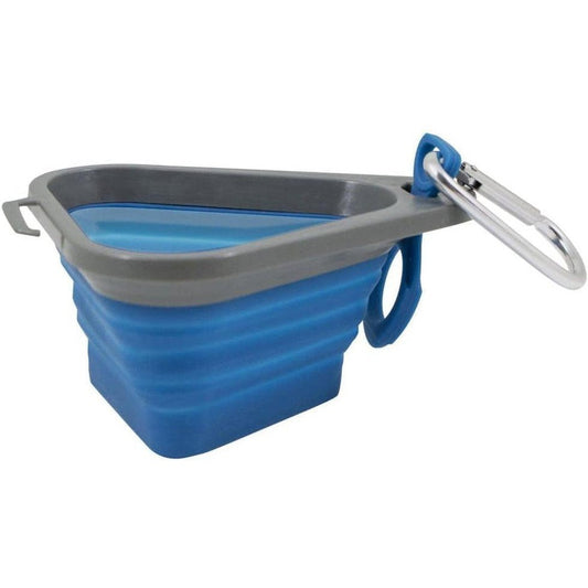 Kurgo Mash & Stash Bowl Coastal Blue / Regular Outdoor Dogs