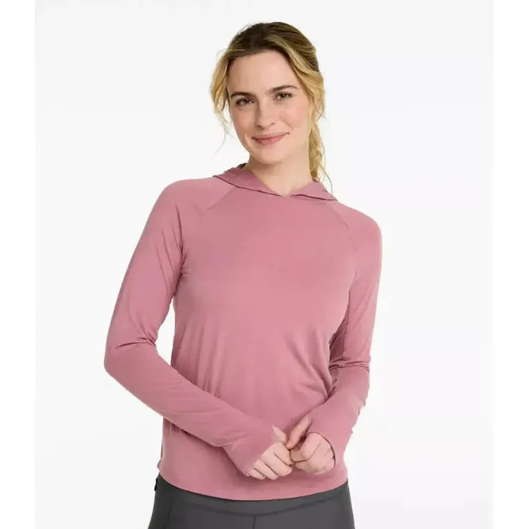 L.L.Bean Women's SunSmart Comfort Hoodie, Long-Sleeve-Women's - Clothing - Tops-L.L.Bean-Appalachian Outfitters
