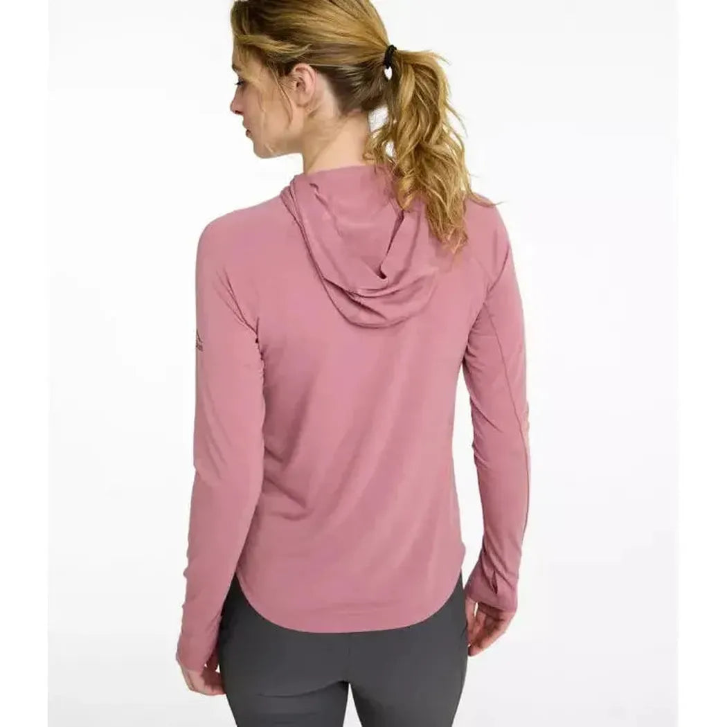 L.L.Bean Women's SunSmart Comfort Hoodie, Long-Sleeve-Women's - Clothing - Tops-L.L.Bean-Appalachian Outfitters